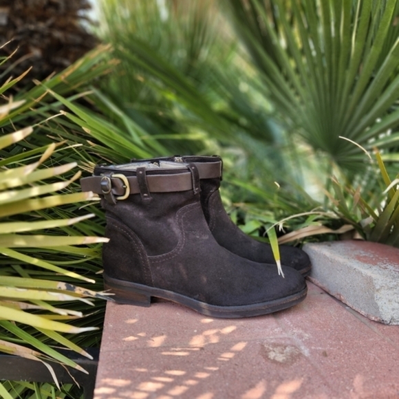 Alberto Fermani Sasso Suede Ankle Boot, Dark Brown - Picture 2 of 10